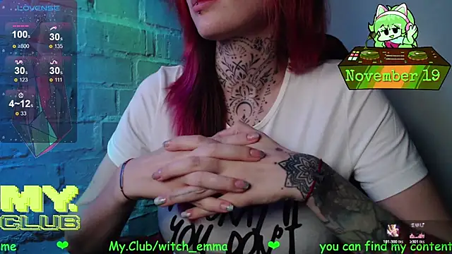 Witch Emma online show from 11-19-25, 09:37