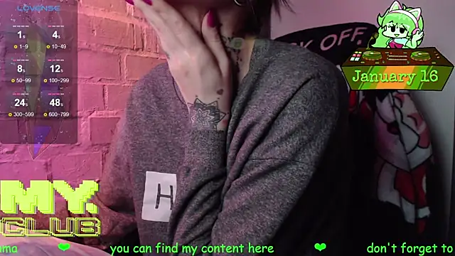 Witch Emma online show from 01-16-26, 08:18