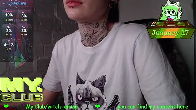 Witch Emma online show from 01-17-26, 08:08