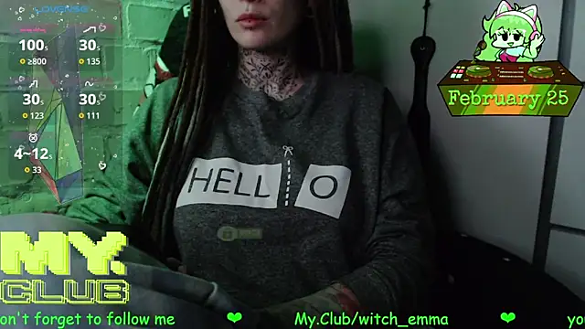 Witch Emma online show from 02-25-26, 07:56