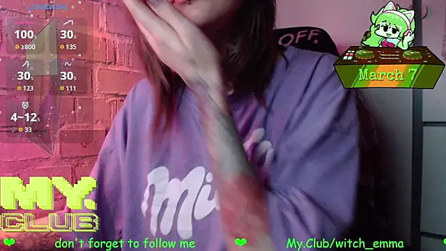 Witch Emma online show from 03-07-26, 09:17