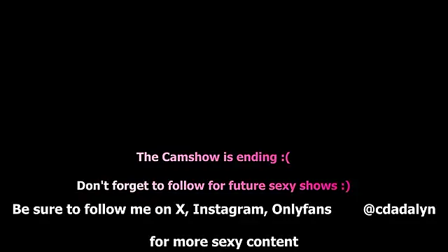 CDAdalyn online show from 02-09-26, 11:58