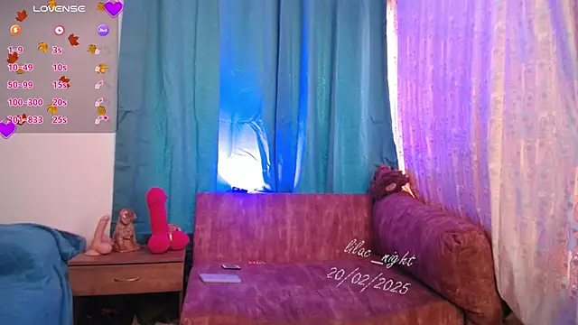 Snapshot of lilac_night33 chatting on 02-20-25, 02:46 lilac night33 online show from 02-20-25, 02:46