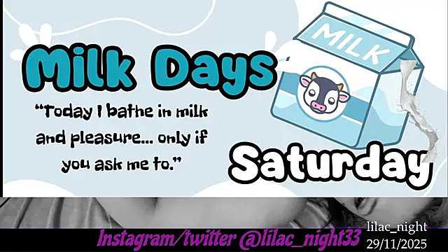 Snapshot of lilac_night33 chatting on 11-29-25, 08:12 lilac night33 online show from 11-29-25, 08:12