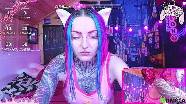 Snapshot of NekoCyber chatting on 12-08-24, 04:46 NekoCyber online show from 12-08-24, 04:46