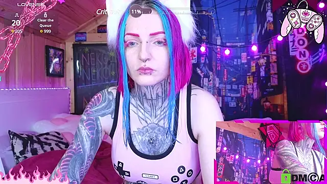 Snapshot of NekoCyber chatting on 12-09-24, 01:51 NekoCyber online show from 12-09-24, 01:51