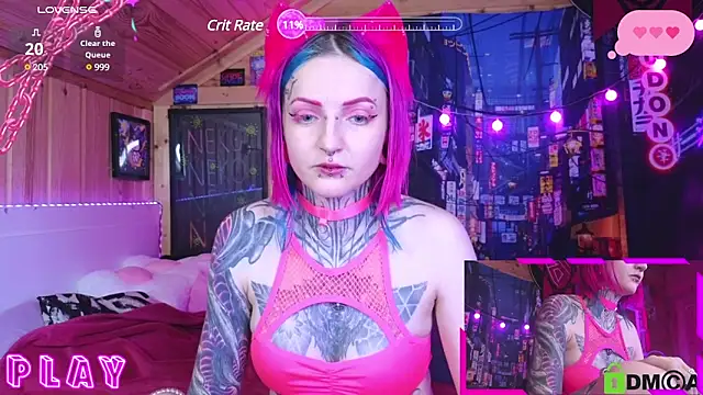 Snapshot of NekoCyber chatting on 12-11-24, 08:15 NekoCyber online show from 12-11-24, 08:15