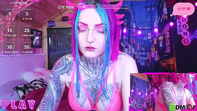 Snapshot of NekoCyber chatting on 12-12-24, 04:26 NekoCyber online show from 12-12-24, 04:26