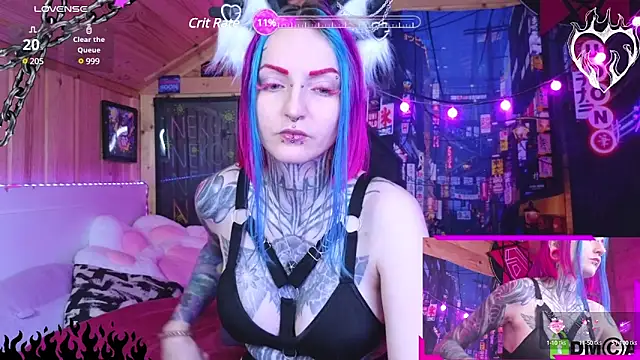 Snapshot of NekoCyber chatting on 12-25-24, 04:22 NekoCyber online show from 12-25-24, 04:22