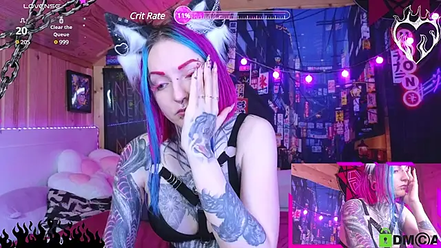 Snapshot of NekoCyber chatting on 12-25-24, 08:18 NekoCyber online show from 12-25-24, 08:18