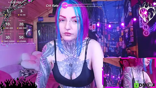 Snapshot of NekoCyber chatting on 12-30-24, 04:20 NekoCyber online show from 12-30-24, 04:20