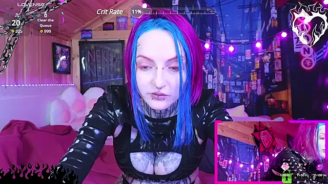 Snapshot of NekoCyber chatting on 01-09-25, 09:26 NekoCyber online show from 01-09-25, 09:26