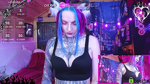 Snapshot of NekoCyber chatting on 01-25-25, 06:01 NekoCyber online show from 01-25-25, 06:01