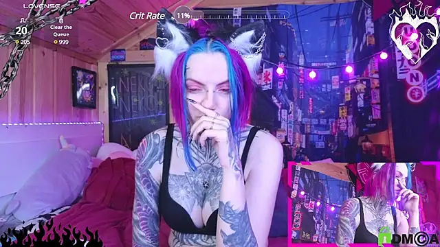 Snapshot of NekoCyber chatting on 01-25-25, 09:26 NekoCyber online show from 01-25-25, 09:26