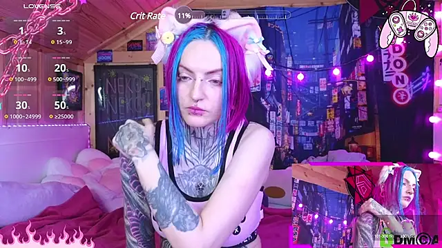 Snapshot of NekoCyber chatting on 01-30-25, 08:22 NekoCyber online show from 01-30-25, 08:22