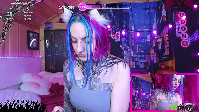 Snapshot of NekoCyber chatting on 02-08-25, 04:14 NekoCyber online show from 02-08-25, 04:14