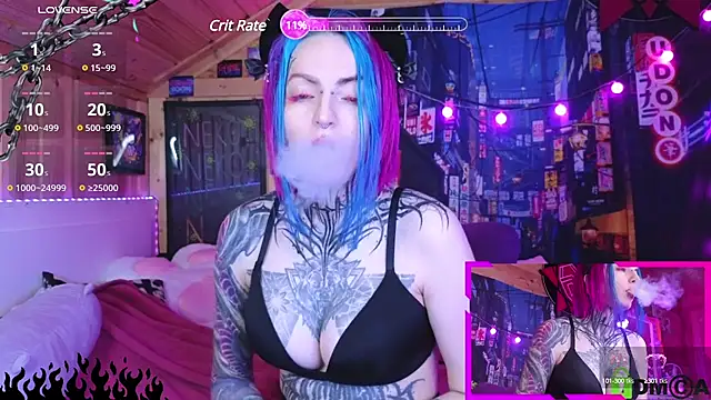 Snapshot of NekoCyber chatting on 02-12-25, 05:15 NekoCyber online show from 02-12-25, 05:15