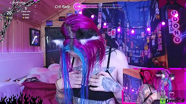 Snapshot of NekoCyber chatting on 02-15-25, 05:09 NekoCyber online show from 02-15-25, 05:09