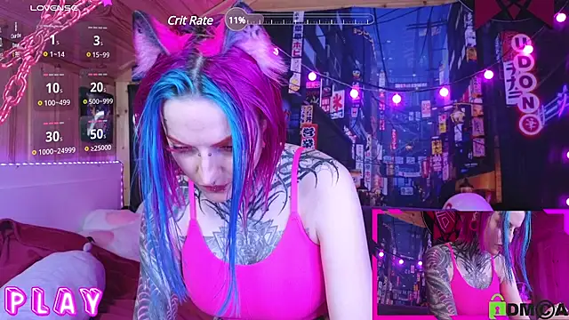 Snapshot of NekoCyber chatting on 02-16-25, 05:48 NekoCyber online show from 02-16-25, 05:48