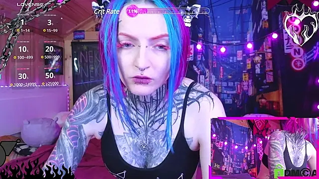 Snapshot of NekoCyber chatting on 02-20-25, 05:01 NekoCyber online show from 02-20-25, 05:01