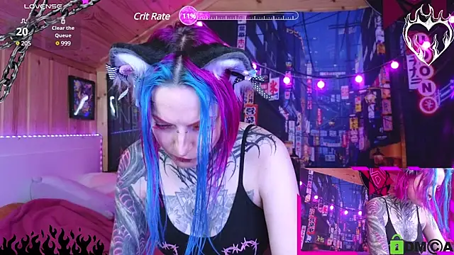 Snapshot of NekoCyber chatting on 02-23-25, 05:12 NekoCyber online show from 02-23-25, 05:12