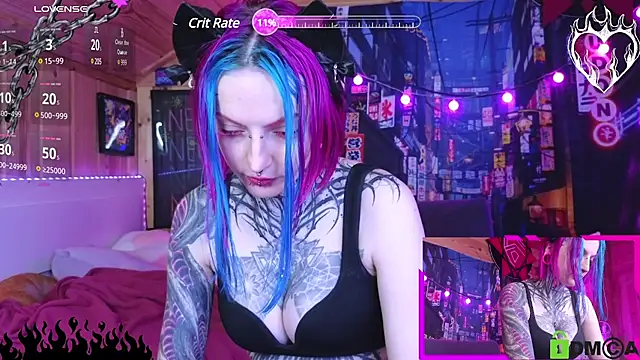 Snapshot of NekoCyber chatting on 02-24-25, 05:33 NekoCyber online show from 02-24-25, 05:33