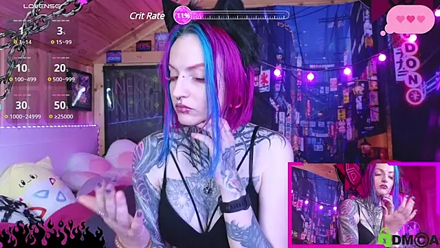 Snapshot of NekoCyber chatting on 03-02-25, 05:33 NekoCyber online show from 03-02-25, 05:33