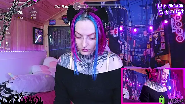 Snapshot of NekoCyber chatting on 03-08-25, 05:28 NekoCyber online show from 03-08-25, 05:28