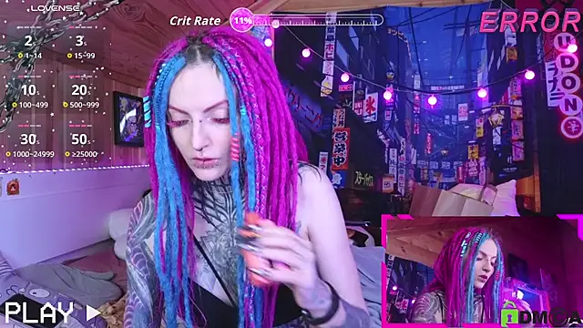 Snapshot of NekoCyber chatting on 09-21-25, 04:47 NekoCyber online show from 09-21-25, 04:47