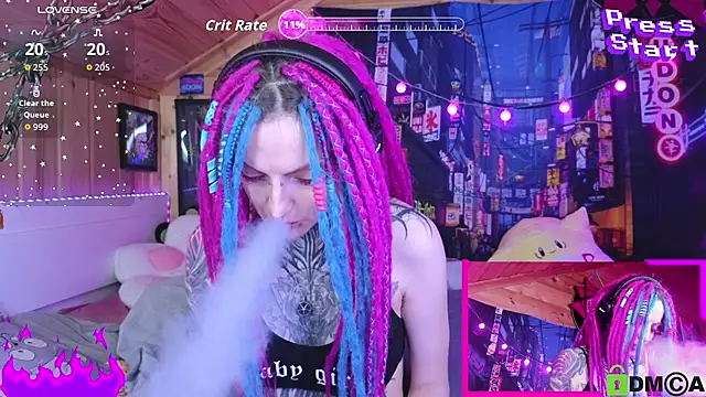 Snapshot of NekoCyber chatting on 10-05-25, 04:55 NekoCyber online show from 10-05-25, 04:55