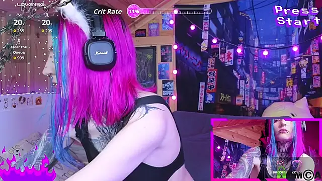 Snapshot of NekoCyber chatting on 10-12-25, 04:55 NekoCyber online show from 10-12-25, 04:55