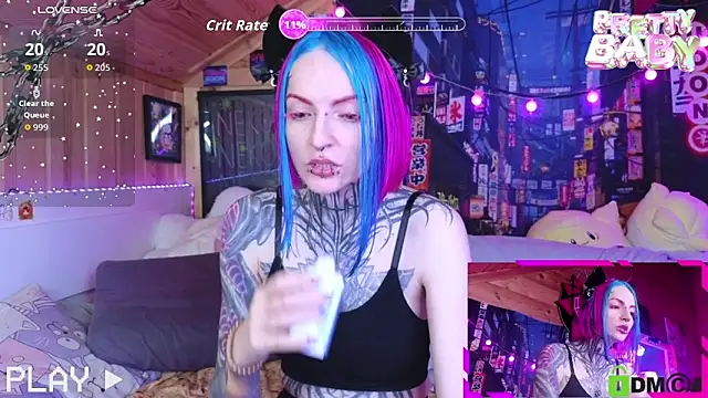 Snapshot of NekoCyber chatting on 10-22-25, 05:08 NekoCyber online show from 10-22-25, 05:08