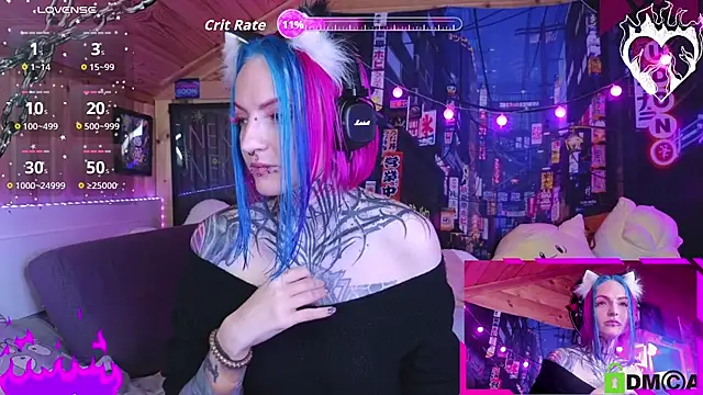 Snapshot of NekoCyber chatting on 10-26-25, 05:13 NekoCyber online show from 10-26-25, 05:13