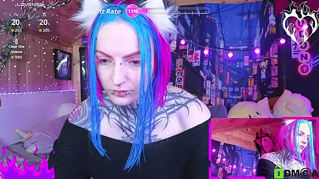 Snapshot of NekoCyber chatting on 10-30-25, 04:58 NekoCyber online show from 10-30-25, 04:58