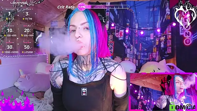 Snapshot of NekoCyber chatting on 11-09-25, 05:17 NekoCyber online show from 11-09-25, 05:17