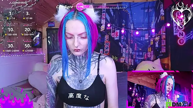 Snapshot of NekoCyber chatting on 11-22-25, 05:17 NekoCyber online show from 11-22-25, 05:17