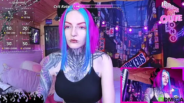 Snapshot of NekoCyber chatting on 12-03-25, 04:53 NekoCyber online show from 12-03-25, 04:53