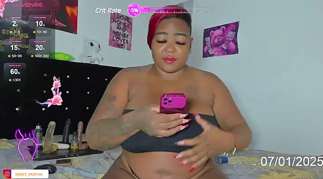 SWEETVICKY XX online show from 01-07-25, 03:12