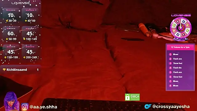 CrossyAayesha online show from 12-13-25, 08:14